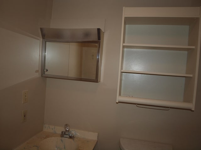513 Adwolfe Rd, Marion, VA 24354 - half bathroom with vanity and toilet