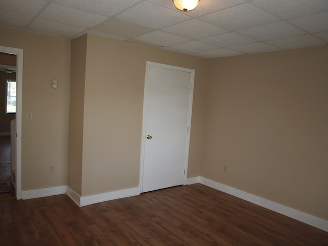 513 Adwolfe Rd, Marion, VA 24354 - unfurnished room featuring wood finished floors and a drop ceiling