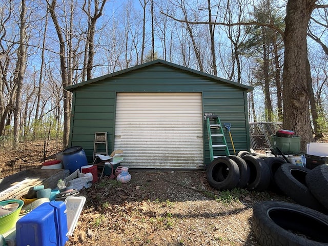 view of outdoor structure featuring an outdoor structure