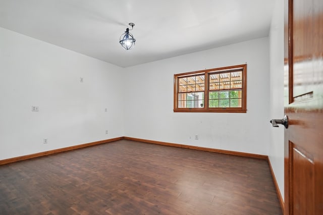 271 Burgan Rd, Pennington Gap, VA 24277 - unfurnished room featuring dark wood-type flooring and baseboards