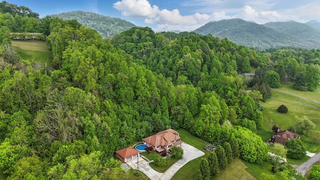 271 Burgan Rd, Pennington Gap, VA 24277 - aerial view of a forest and mountains