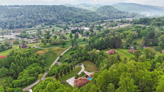 271 Burgan Rd, Pennington Gap, VA 24277 - bird's eye view of a heavily wooded area and a mountain backdrop