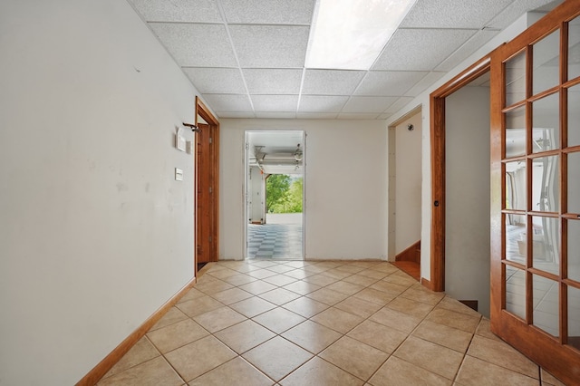 271 Burgan Rd, Pennington Gap, VA 24277 - unfurnished room featuring a drop ceiling and light tile patterned floors
