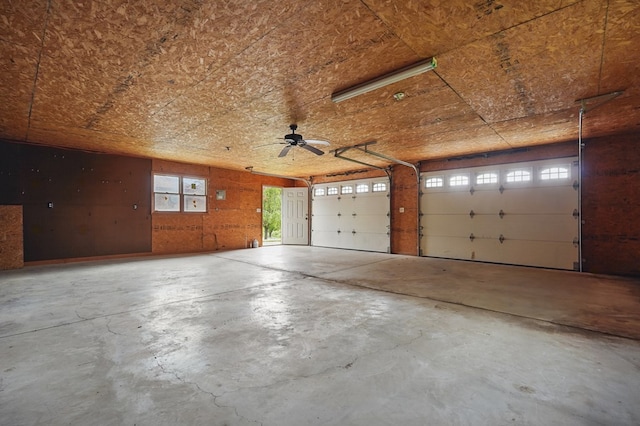 271 Burgan Rd, Pennington Gap, VA 24277 - garage with ceiling fan