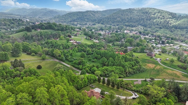 271 Burgan Rd, Pennington Gap, VA 24277 - aerial view of a mountain backdrop and a heavily wooded area