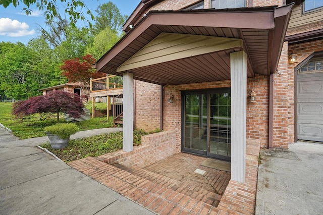 271 Burgan Rd, Pennington Gap, VA 24277 - property entrance featuring brick siding