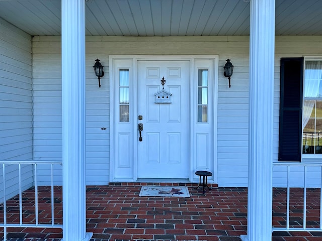 view of entrance to property