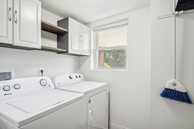 411 Courtland Cir, Galax, VA 24333 - washroom featuring washer and clothes dryer and cabinet space