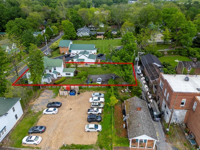 210 Valley St NE, Abingdon, VA 24210 - aerial view of residential area with property boundaries highlighted