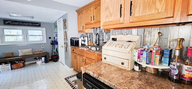 kitchen featuring sink