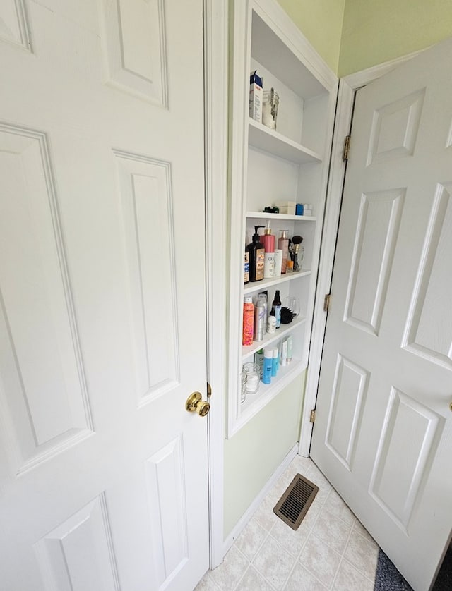 storage area featuring visible vents