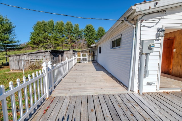 view of deck