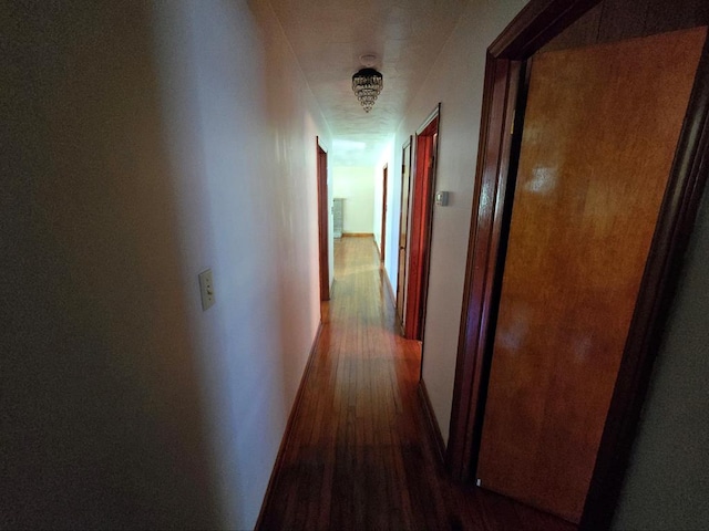 128 Roberts Chapel Rd, Saltville, VA 24370 - corridor featuring wood finished floors