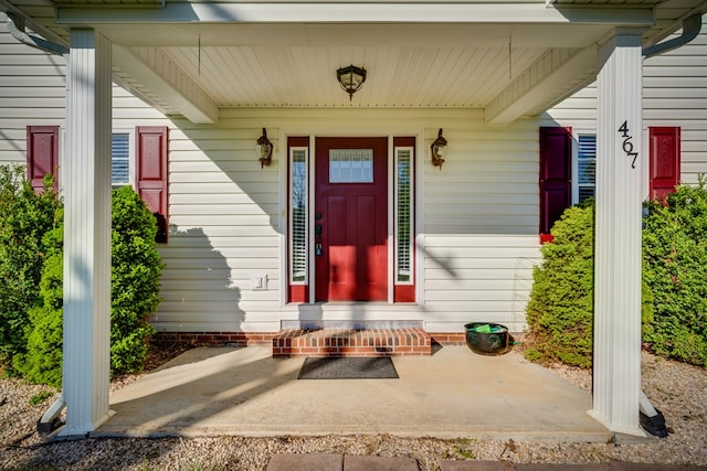 467 Thru Dr, Pounding Mill, VA 24637 - view of exterior entry with covered porch