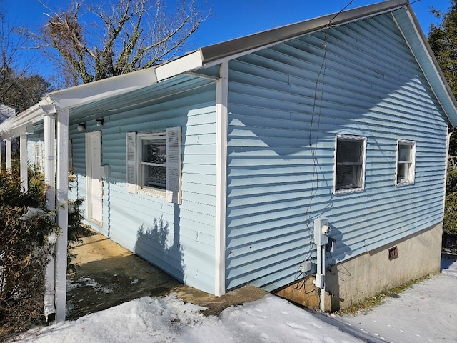 200 Fries Rd, Galax, VA 24333 - view of property exterior featuring crawl space