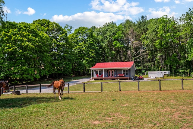 1610 Pope Rd, Ivanhoe, VA 24350 - view of front of home featuring a metal roof