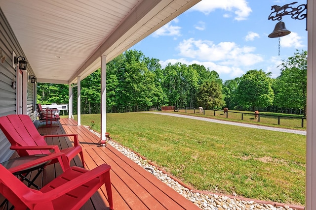 1610 Pope Rd, Ivanhoe, VA 24350 - view of wooden porch