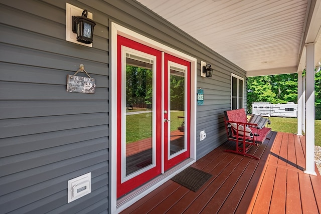 1610 Pope Rd, Ivanhoe, VA 24350 - view of wooden porch