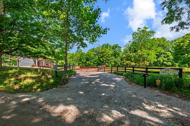 1610 Pope Rd, Ivanhoe, VA 24350 - view of dirt / gravel driveway featuring a gate