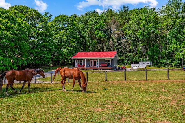 1610 Pope Rd, Ivanhoe, VA 24350 - view of front of property featuring a metal roof
