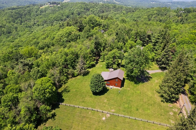 558 Pops Peak Rd, Fancy Gap, VA 24328 - view from above of property featuring a forest
