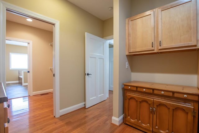 16084 Old Jonesboro Rd, Bristol, VA 24202 - hall with light wood-style floors and baseboards