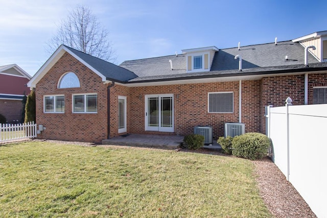 16084 Old Jonesboro Rd, Bristol, VA 24202 - rear view of house featuring brick siding, a patio area, and a shingled roof