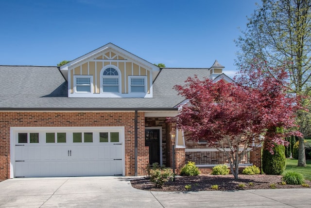 16084 Old Jonesboro Rd, Bristol, VA 24202 - view of front of home with concrete driveway, brick siding, and a shingled roof
