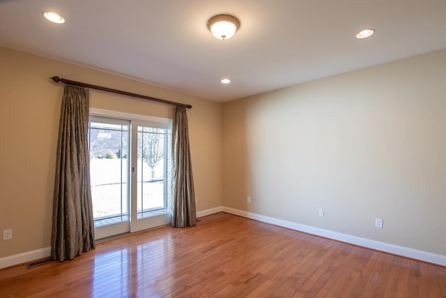 16084 Old Jonesboro Rd, Bristol, VA 24202 - unfurnished room featuring light wood finished floors and recessed lighting
