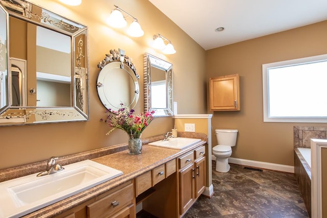 16084 Old Jonesboro Rd, Bristol, VA 24202 - full bathroom featuring double vanity and a garden tub
