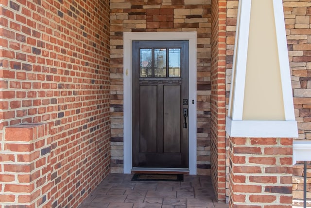 16084 Old Jonesboro Rd, Bristol, VA 24202 - property entrance with brick siding