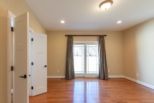 16084 Old Jonesboro Rd, Bristol, VA 24202 - unfurnished room featuring light wood-style flooring and recessed lighting