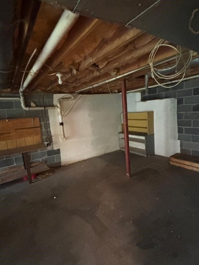 319 Bogey Dr, Abingdon, VA 24211 - view of unfinished basement