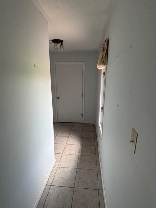 319 Bogey Dr, Abingdon, VA 24211 - hallway with light tile patterned floors and baseboards
