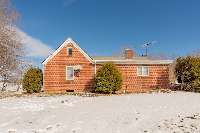 view of rear view of property