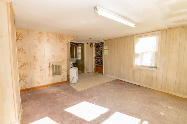 view of spare room