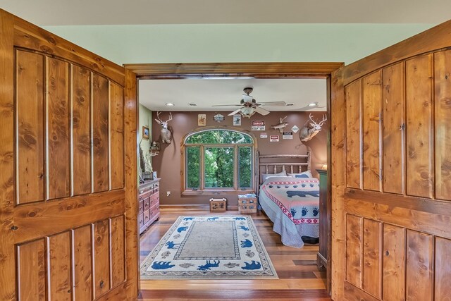 18549 Landridge Way, Abingdon, VA 24211 - bedroom featuring wood finished floors and recessed lighting
