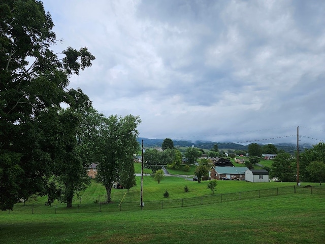 419 Tanglewood Dr, Glade Spring, VA 24340 - view of property's community featuring a rural view, fence, and a lawn