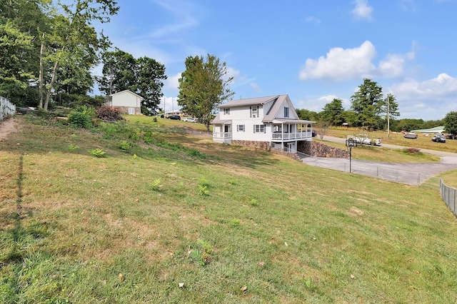 178 Woodside Dr, Chilhowie, VA 24319 - view of yard featuring driveway