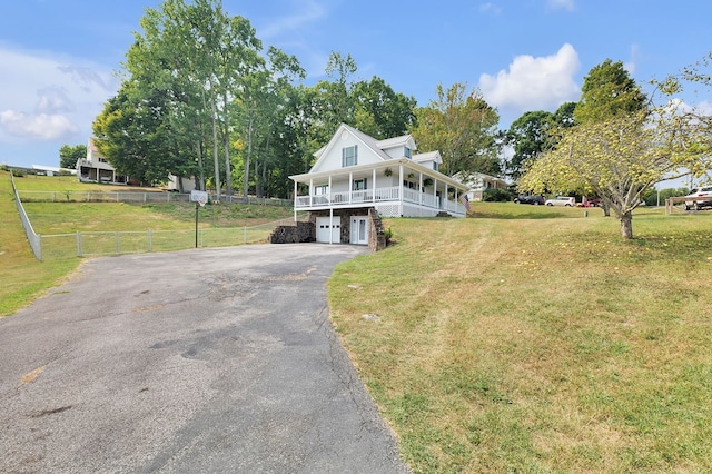 178 Woodside Dr, Chilhowie, VA 24319 - farmhouse inspired home featuring driveway, an attached garage, and a porch
