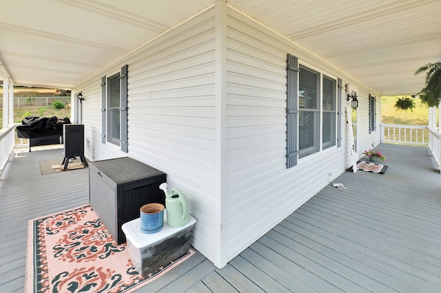 178 Woodside Dr, Chilhowie, VA 24319 - deck with covered porch