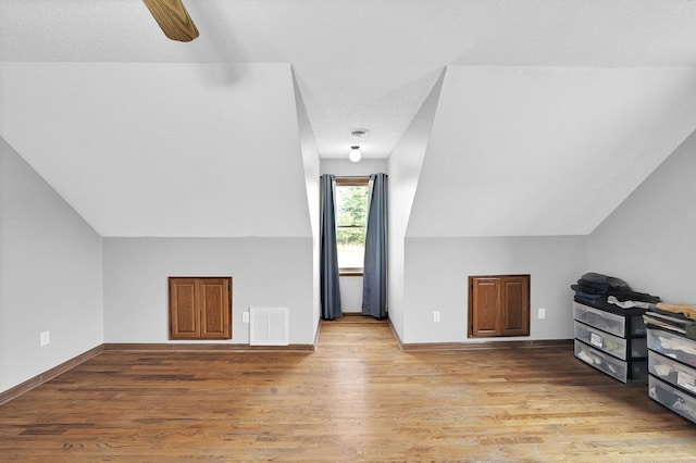 178 Woodside Dr, Chilhowie, VA 24319 - bonus room featuring wood finished floors, baseboards, and vaulted ceiling