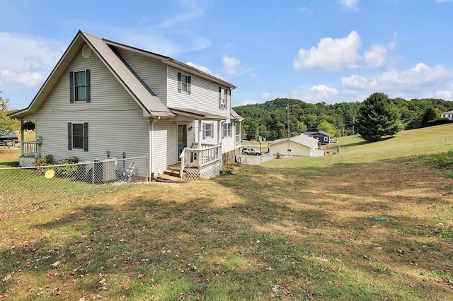 178 Woodside Dr, Chilhowie, VA 24319 - rear view of property featuring metal roof