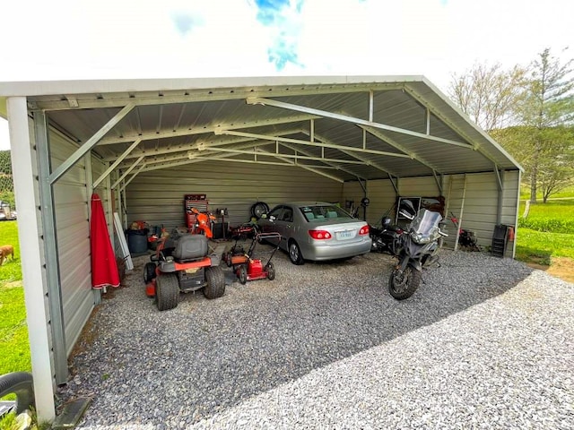 232 Echo Ridge Ln, Elk Creek, VA 24326 - view of parking / parking lot with a carport