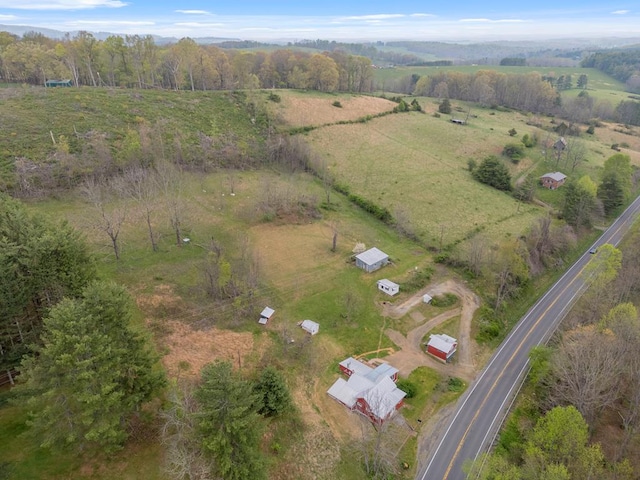 view of property location with rural landscape
