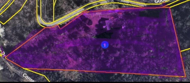 196 Goodwin Rd, Cedar Bluff, VA 24609 - map of property location featuring property boundaries highlighted