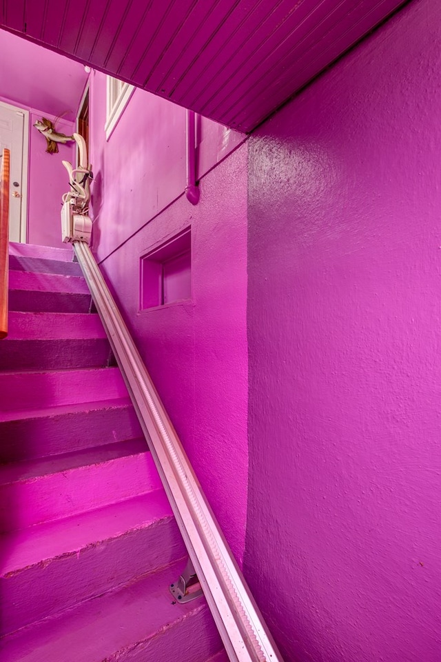 view of stairs