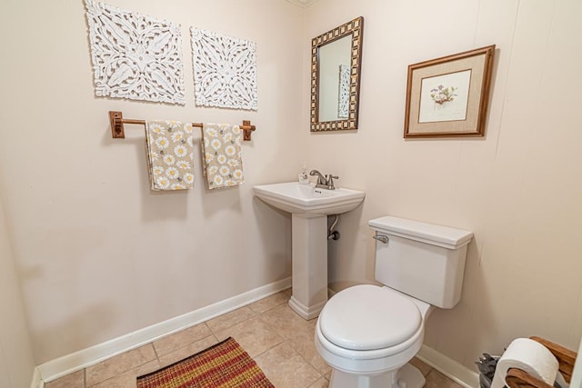 503 Court St, Abingdon, VA 24210 - bathroom featuring toilet and tile patterned floors