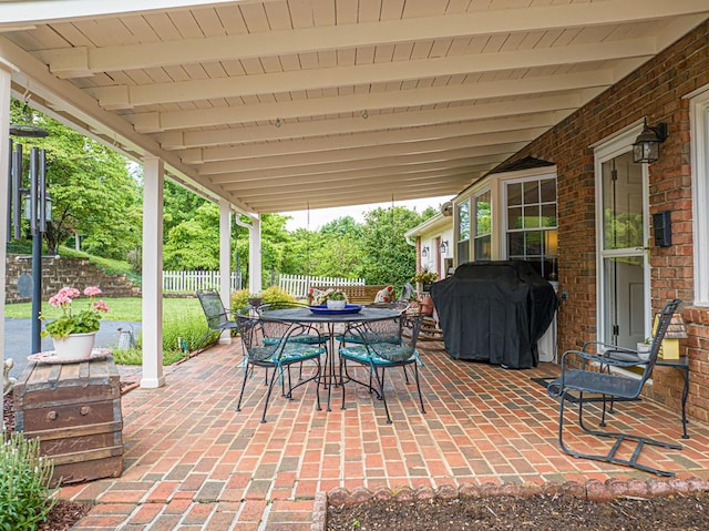 503 Court St, Abingdon, VA 24210 - view of patio / terrace featuring area for grilling and outdoor dining area