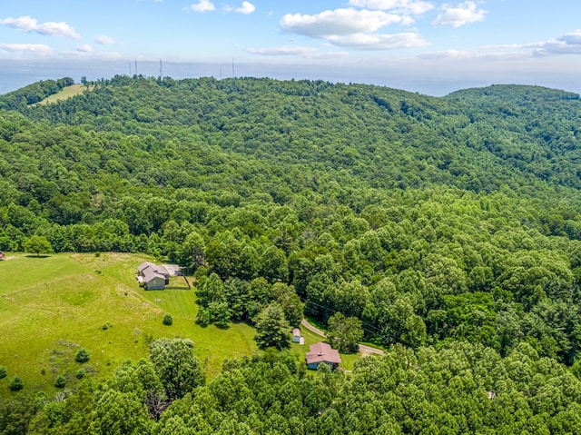 575 Apache Trl, Fancy Gap, VA 24328 - aerial view of a heavily wooded area